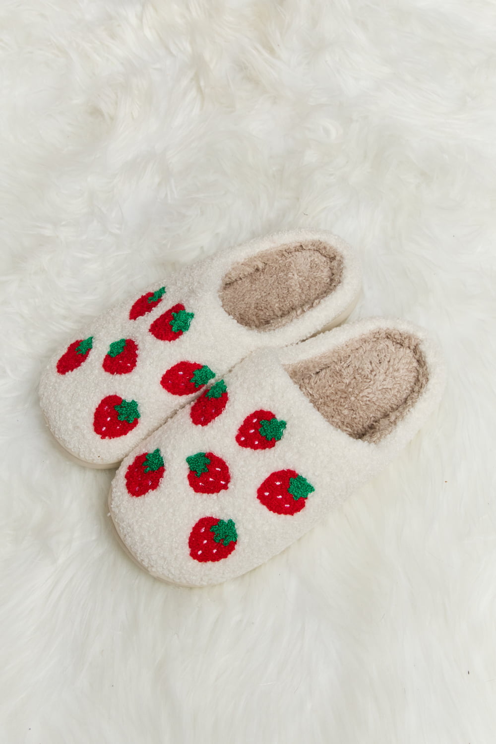 Melody Printed Plush Slide Slippers MadreForte LLC