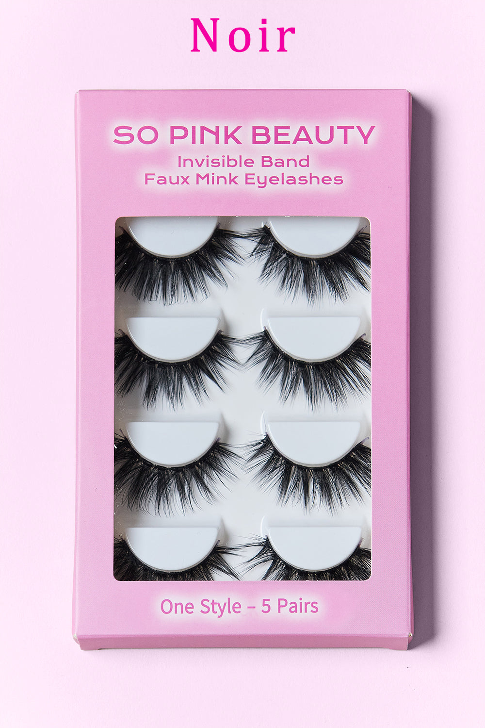 SO PINK BEAUTY Faux Mink Eyelashes 5 Pairs MadreForte LLC