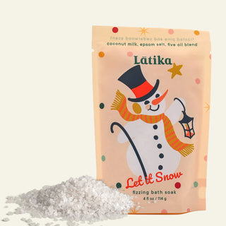Christmas Snowman Bath Salt – Retro Stocking Stuffer