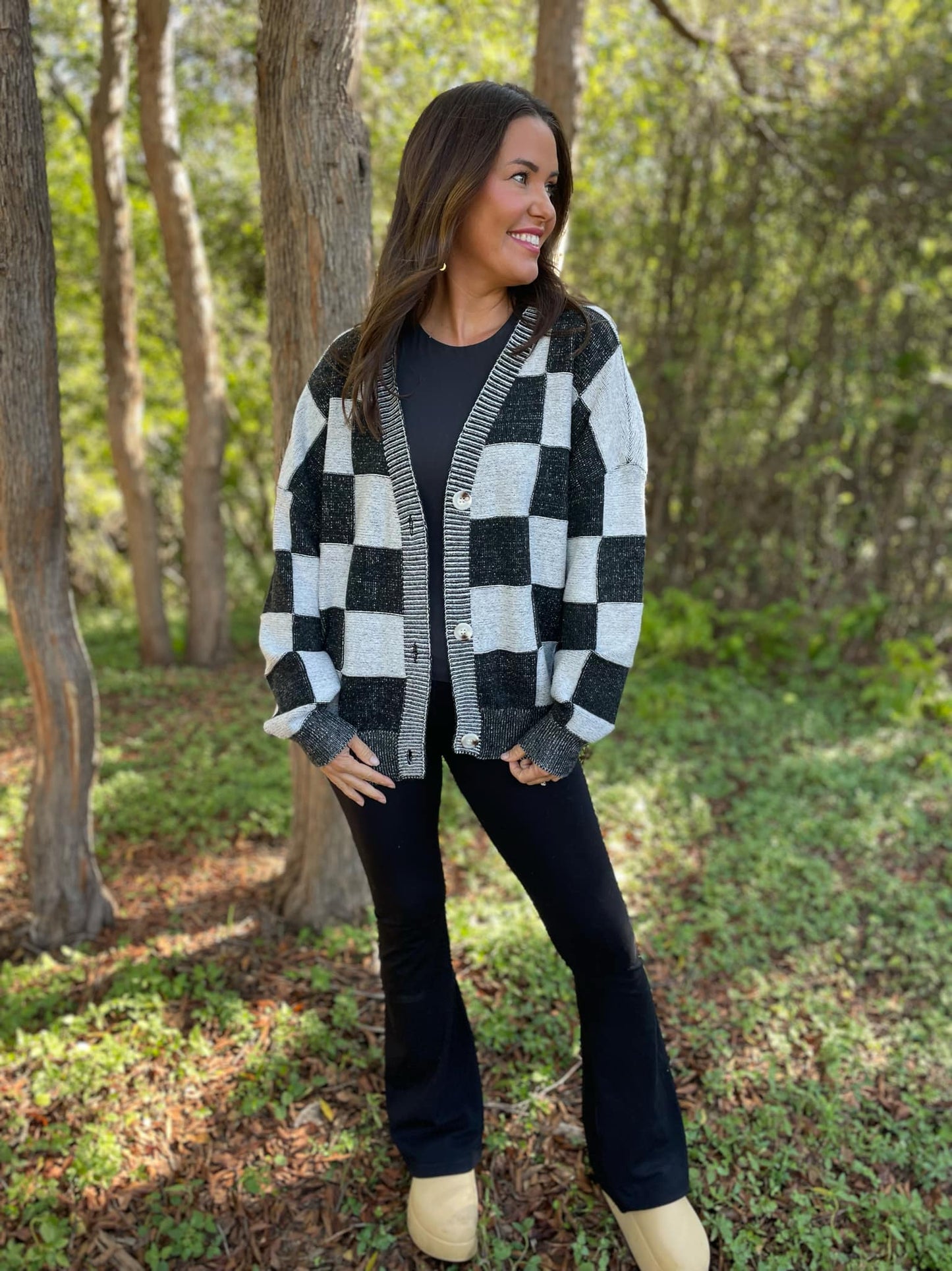 PREORDER: All My Life Checkered Cardigan in Three Colors MadreForte LLC