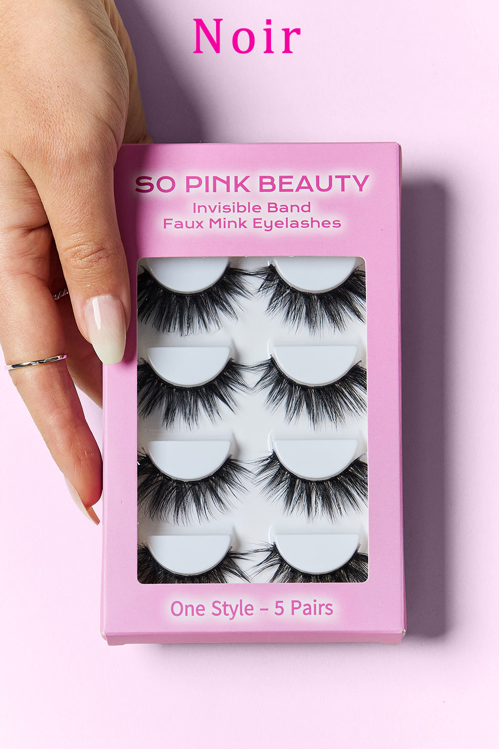 SO PINK BEAUTY Faux Mink Eyelashes 5 Pairs MadreForte LLC