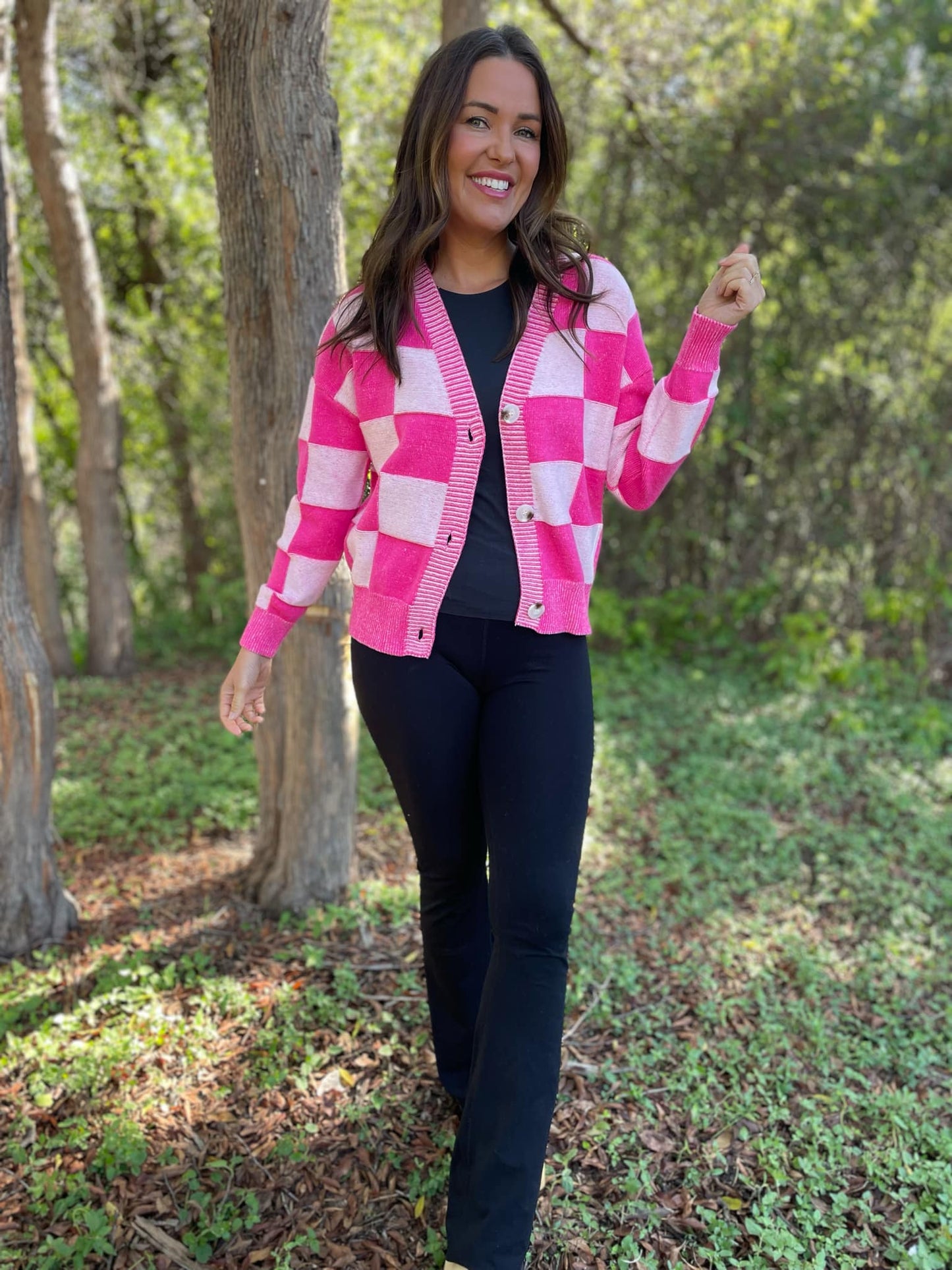 PREORDER: All My Life Checkered Cardigan in Three Colors MadreForte LLC