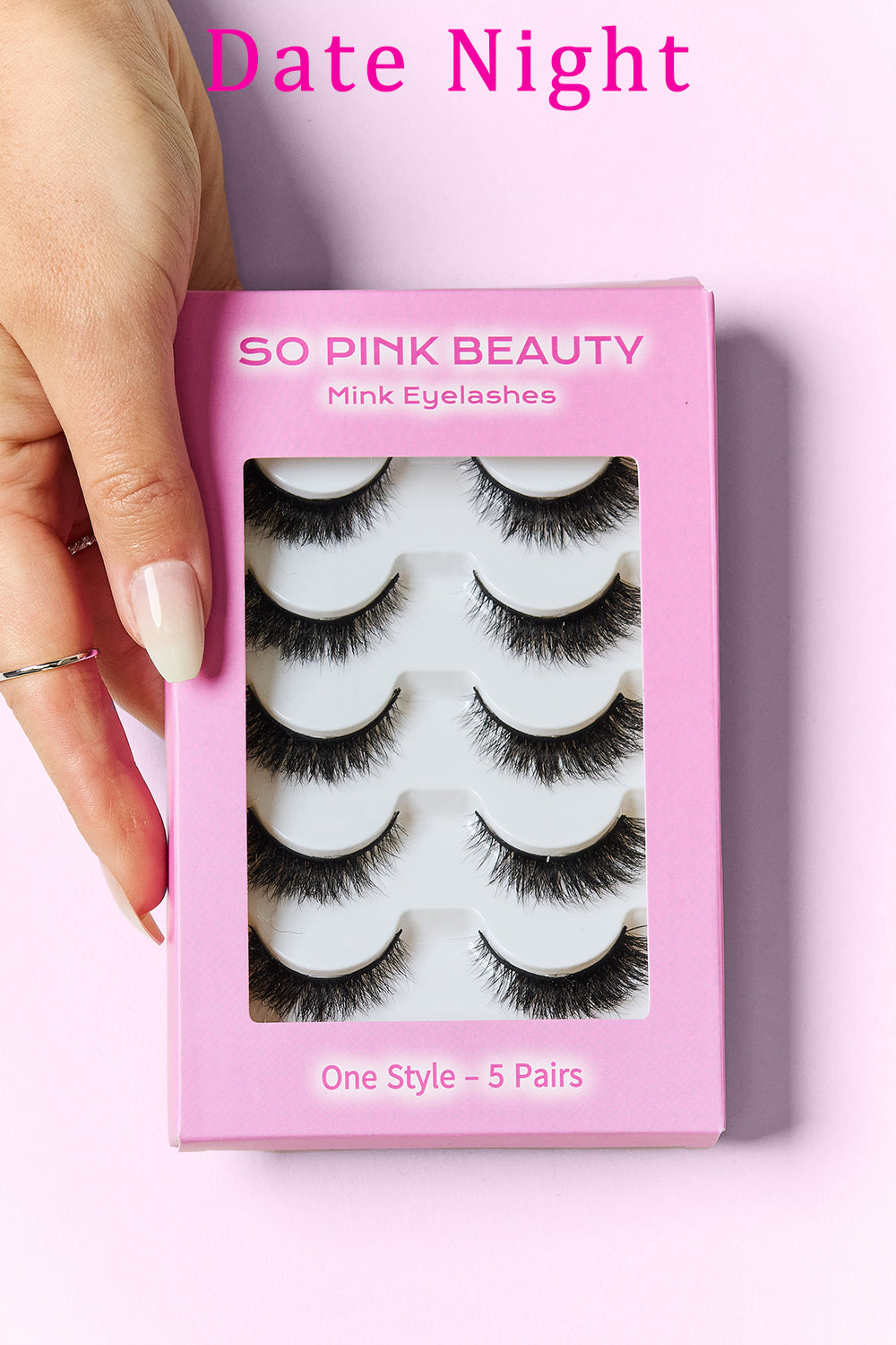 SO PINK BEAUTY Mink Eyelashes 5 Pairs MadreForte LLC