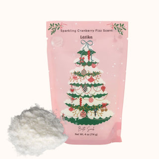 Pink Christmas Bath Salt – Christmas Tree Stocking Stuffer