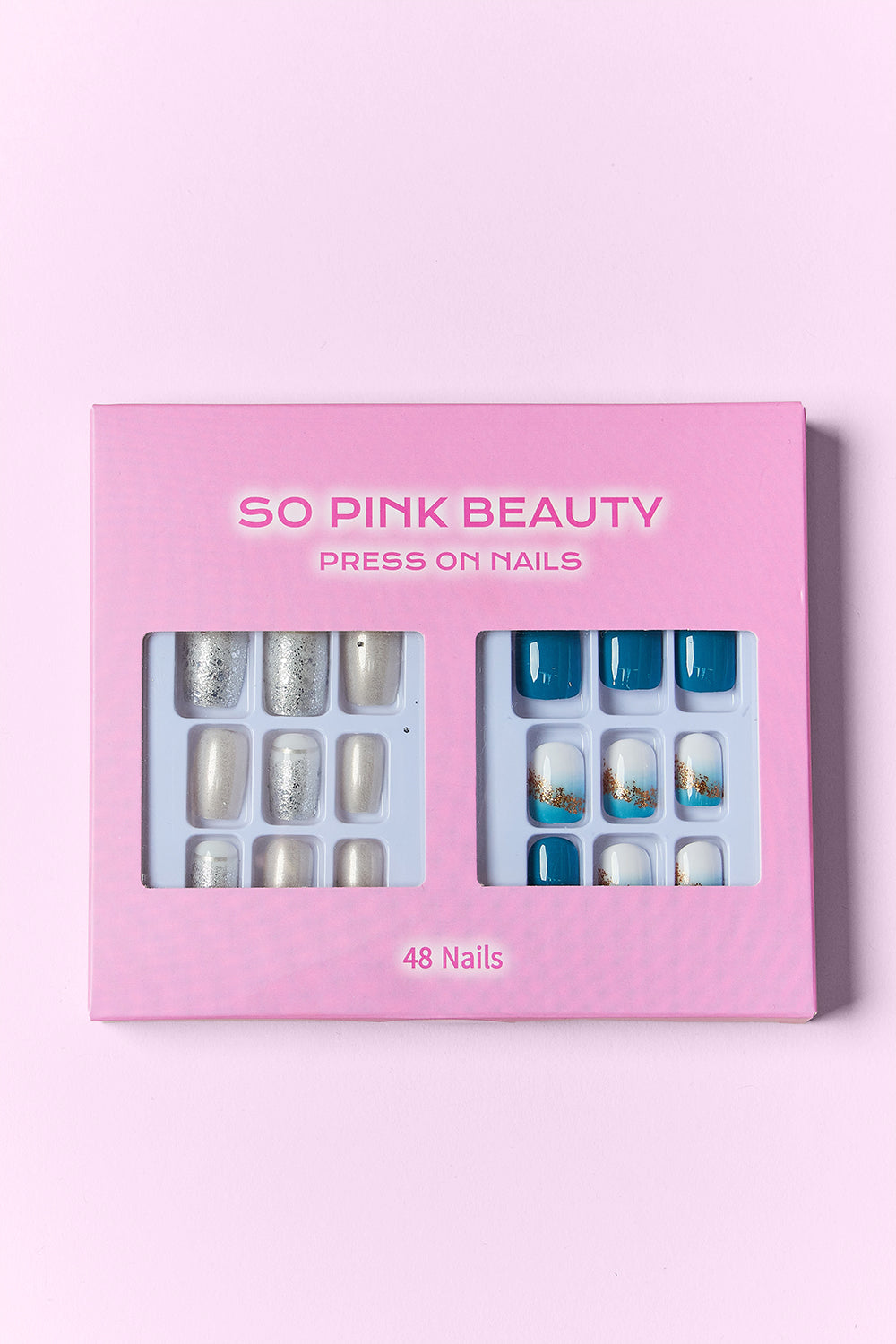 SO PINK BEAUTY Press On Nails 2 Packs MadreForte LLC