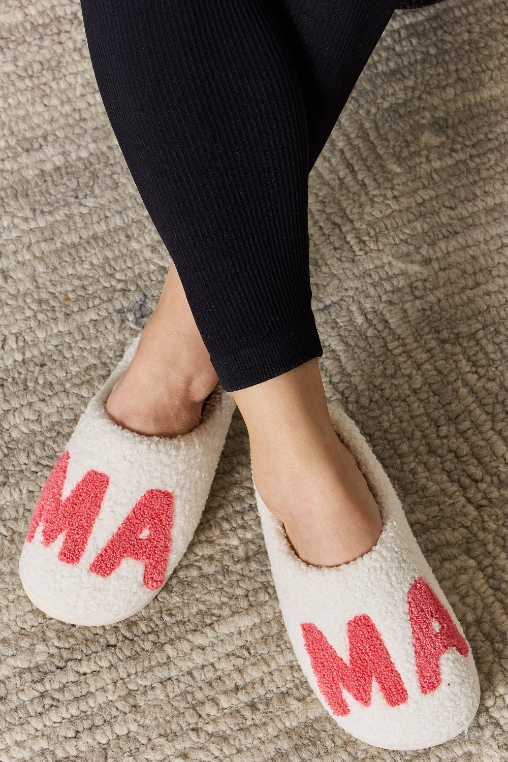 Melody MAMA Pattern Cozy Slippers MadreForte LLC