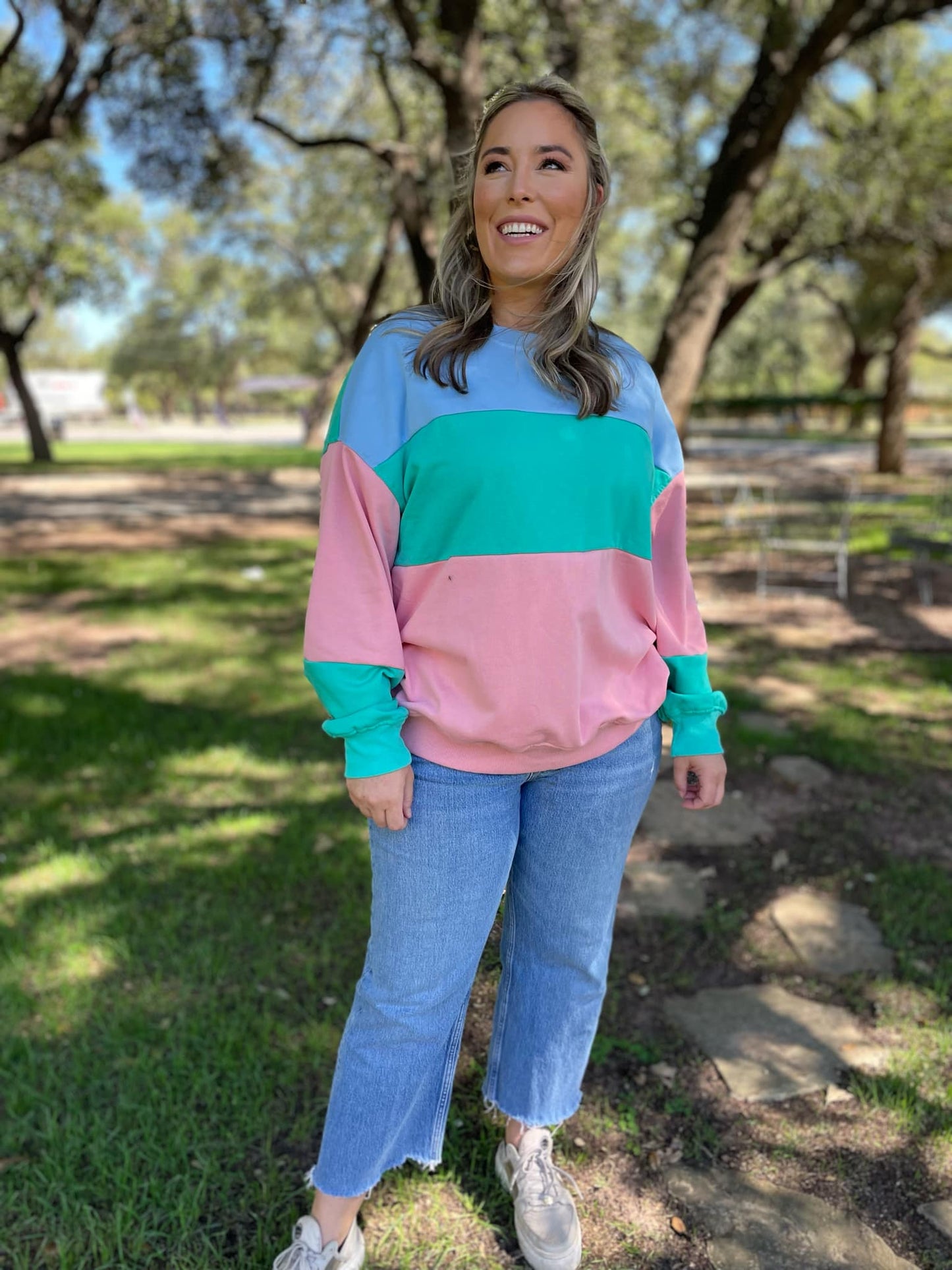 Finnley Colorblock Pullover in Four Colors MadreForte LLC