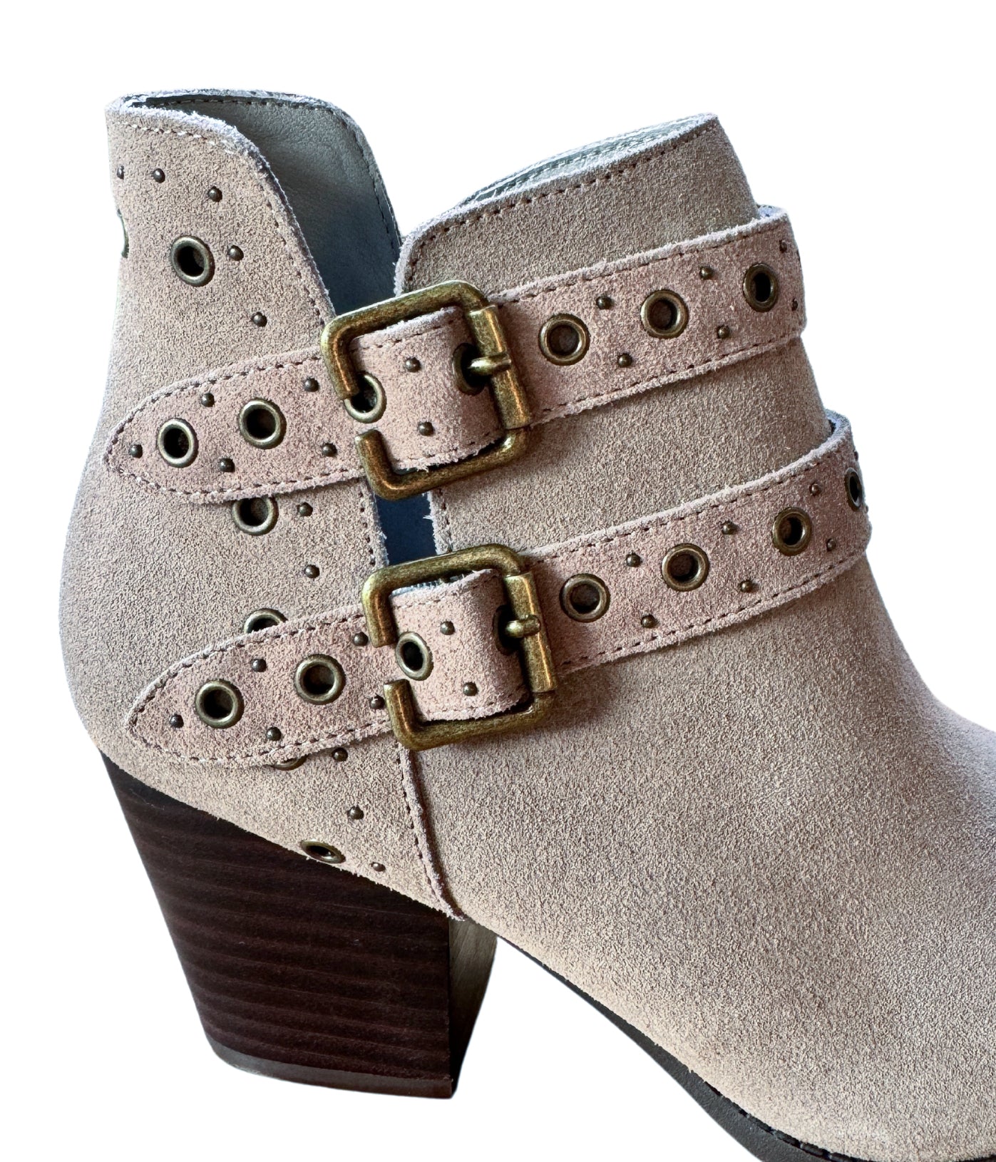 Elsa Leather Ankle Boot in Taupe MadreForte LLC