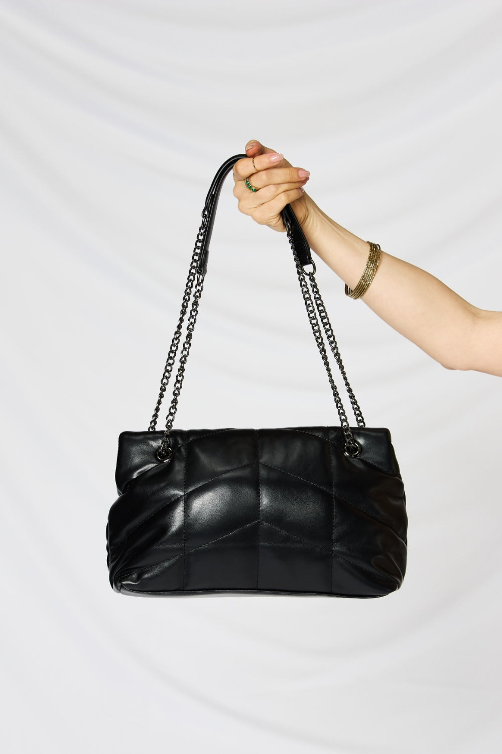 SHOMICO PU Leather Chain Handbag MadreForte LLC