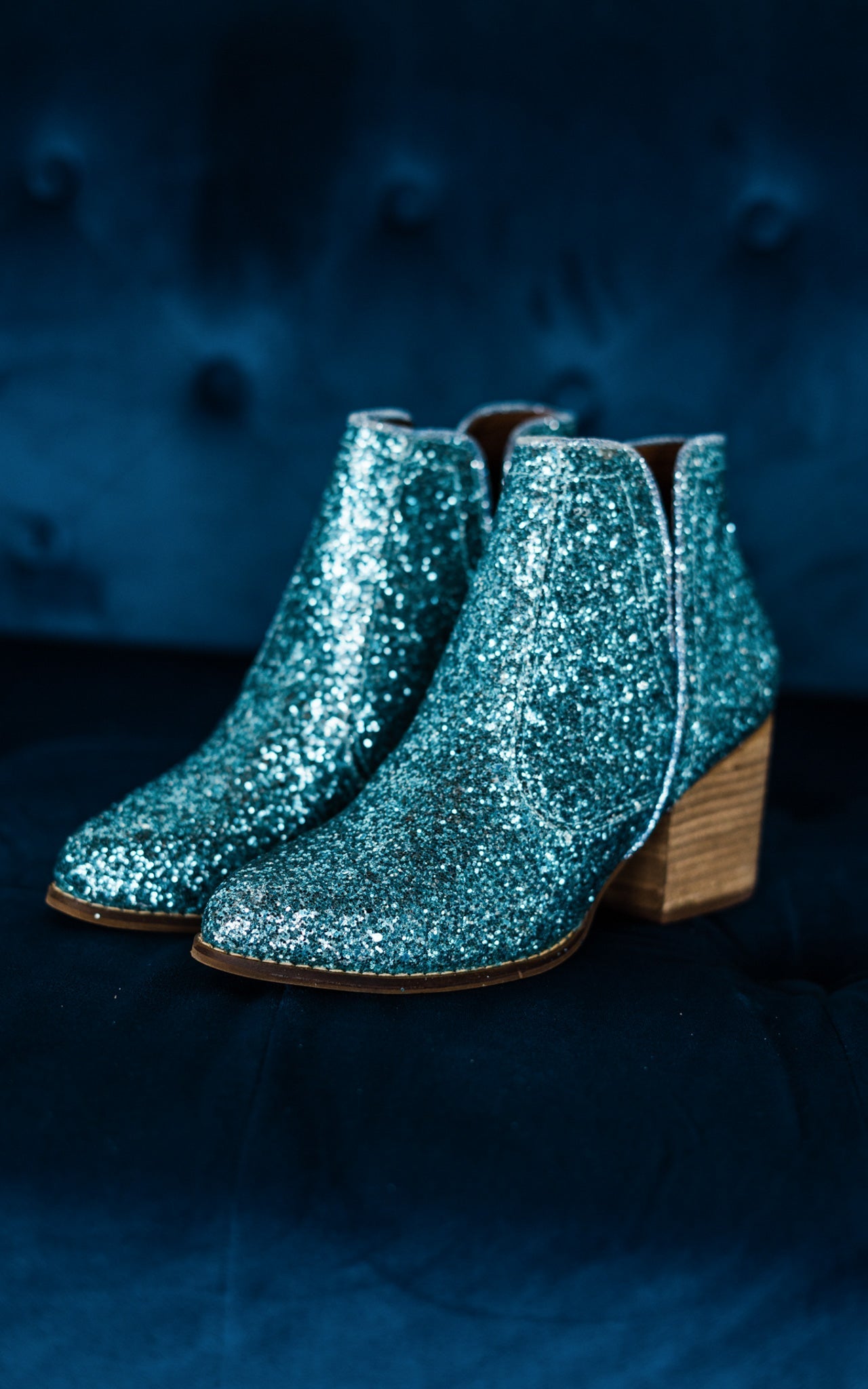 Fiera Booties in Blue MadreForte LLC