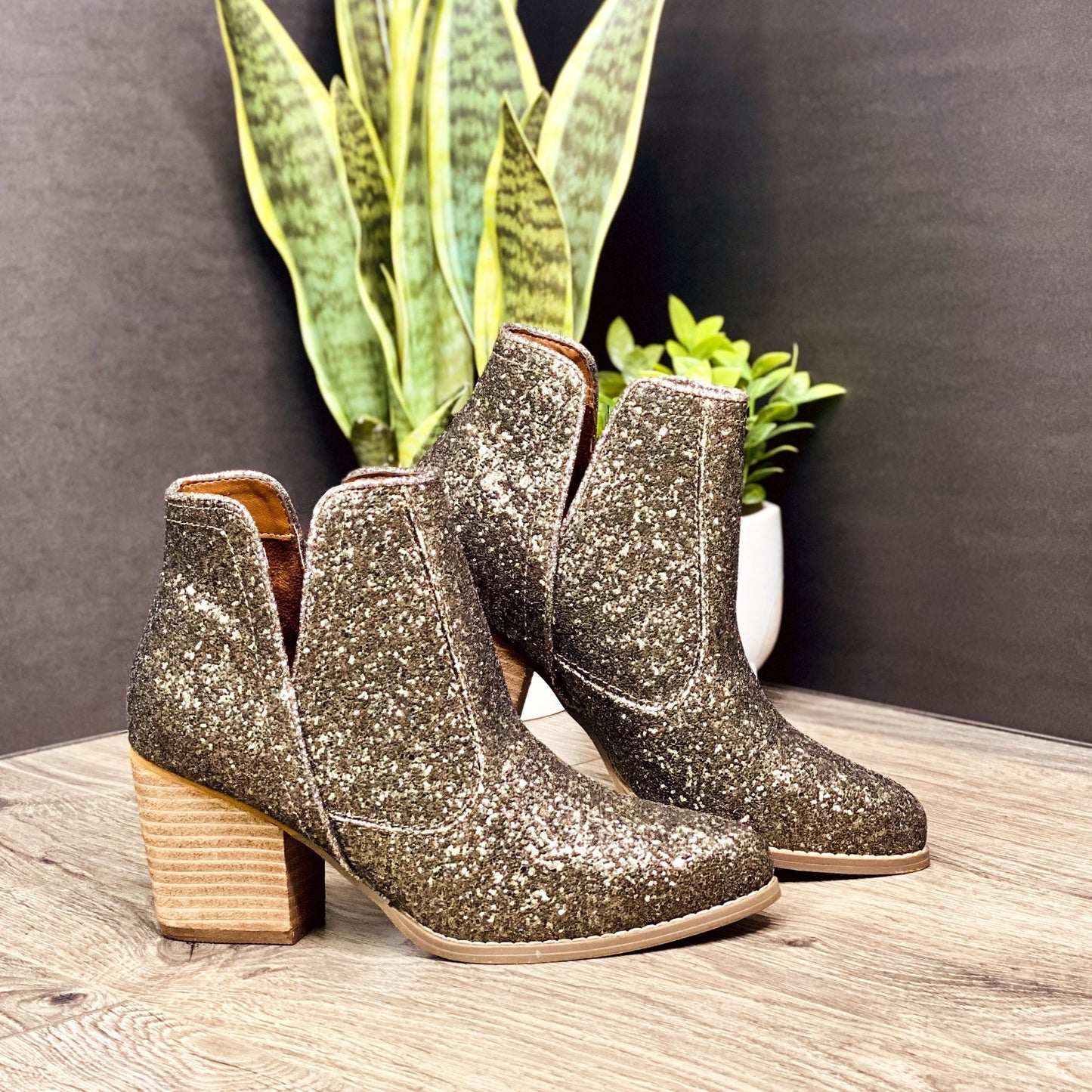 Fiera Booties in Bronze MadreForte LLC