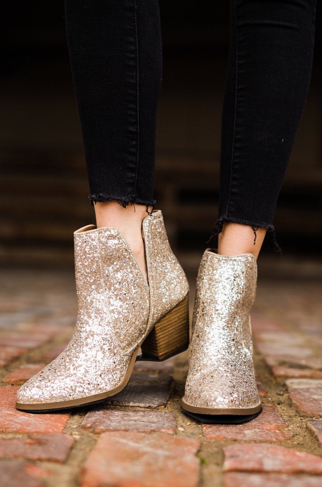 Fiera Booties in Gold MadreForte LLC