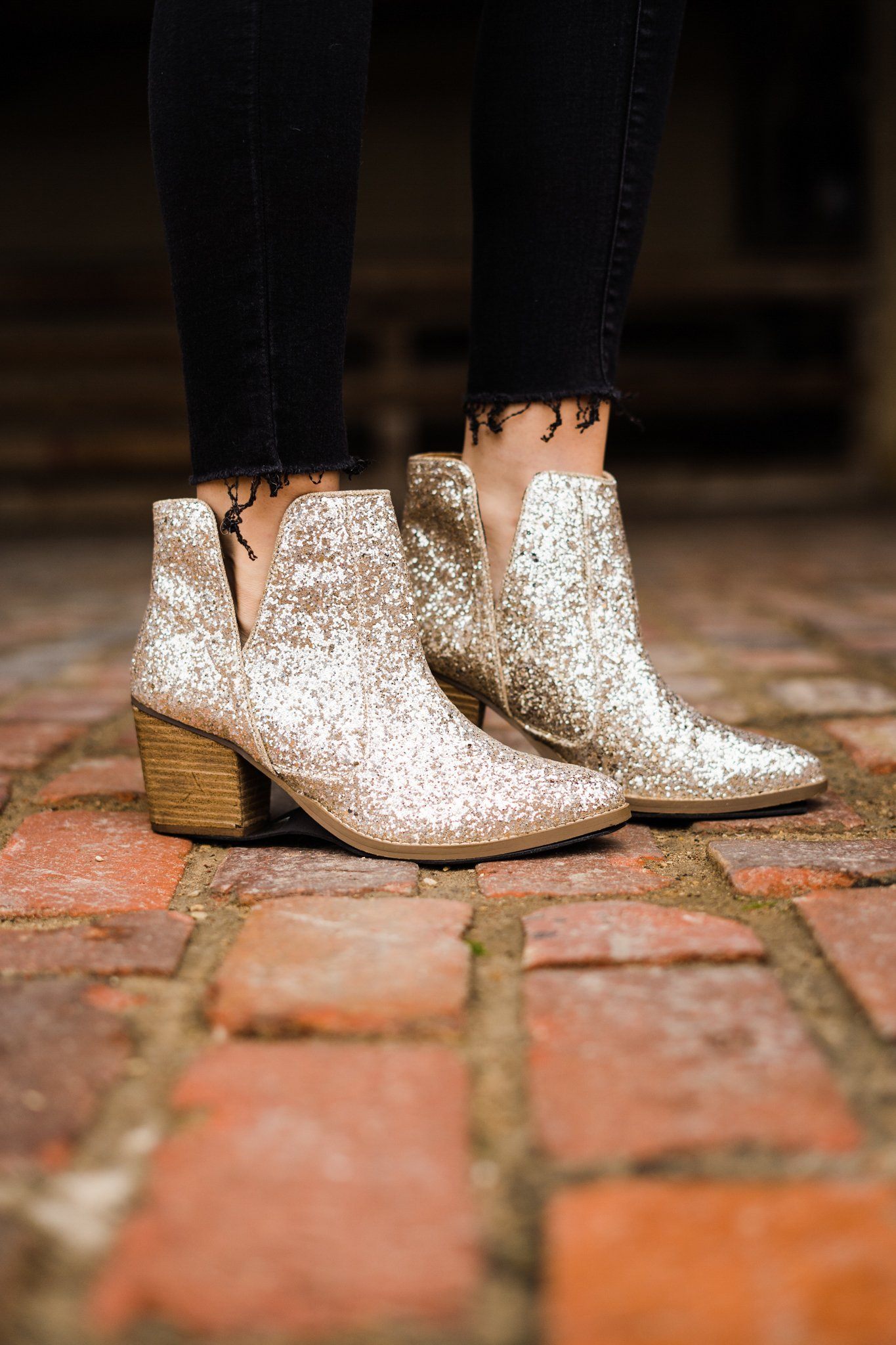 Fiera Booties in Gold MadreForte LLC