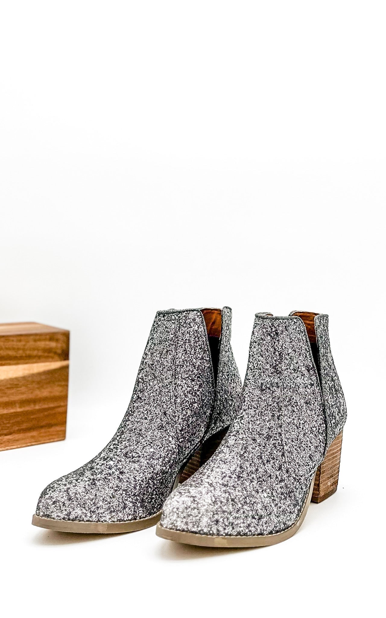 Fiera Booties in Pewter MadreForte LLC