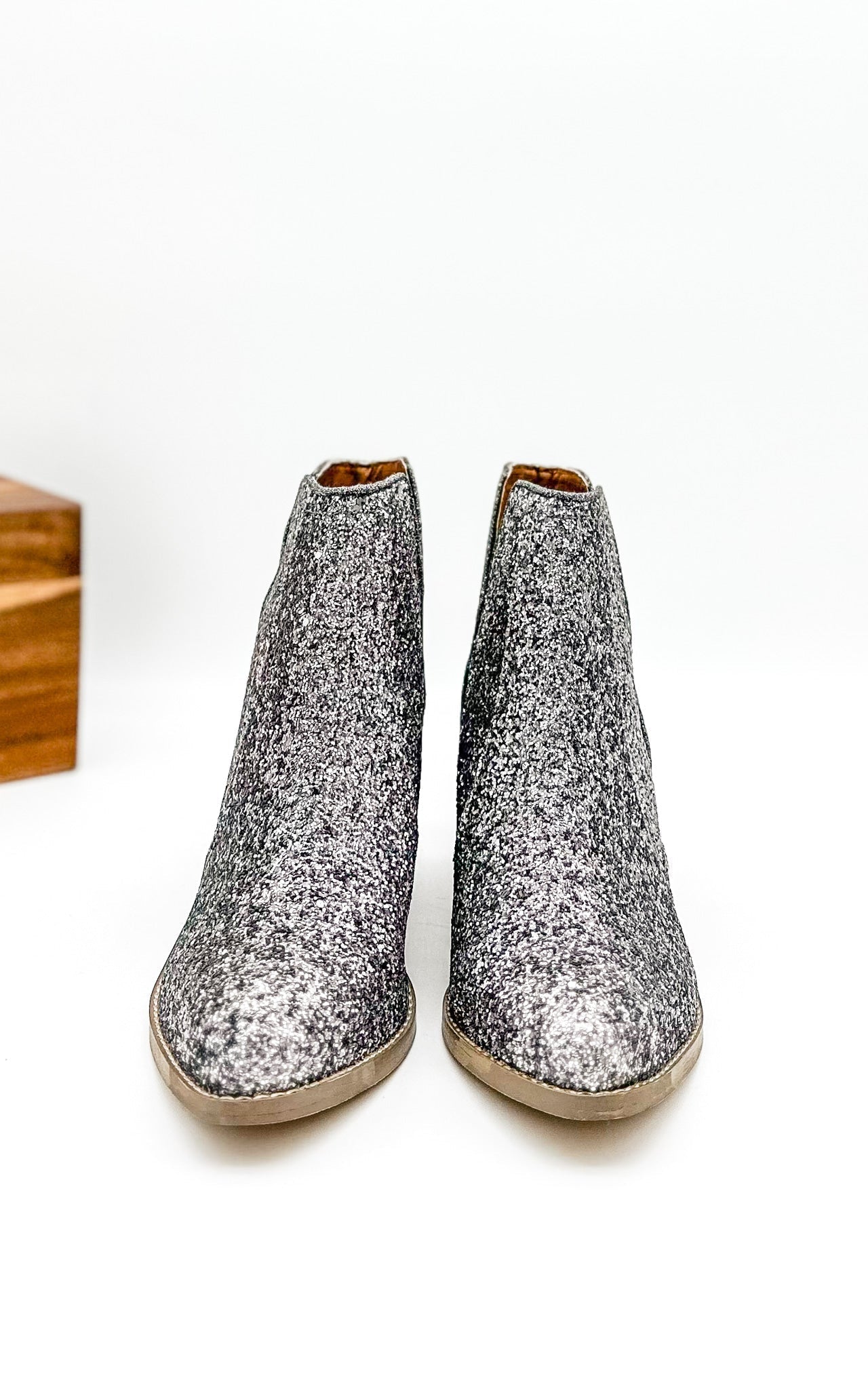 Fiera Booties in Pewter MadreForte LLC