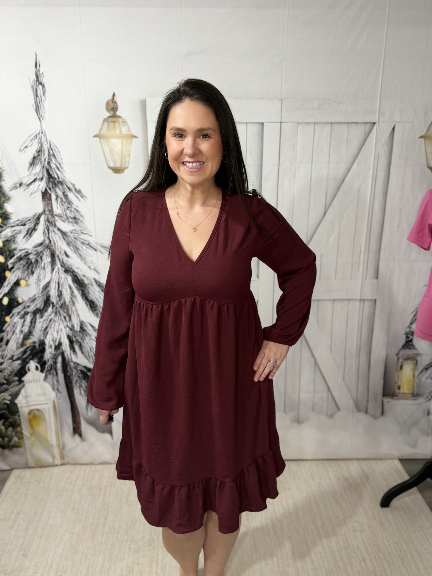Burgundy Bliss Dress