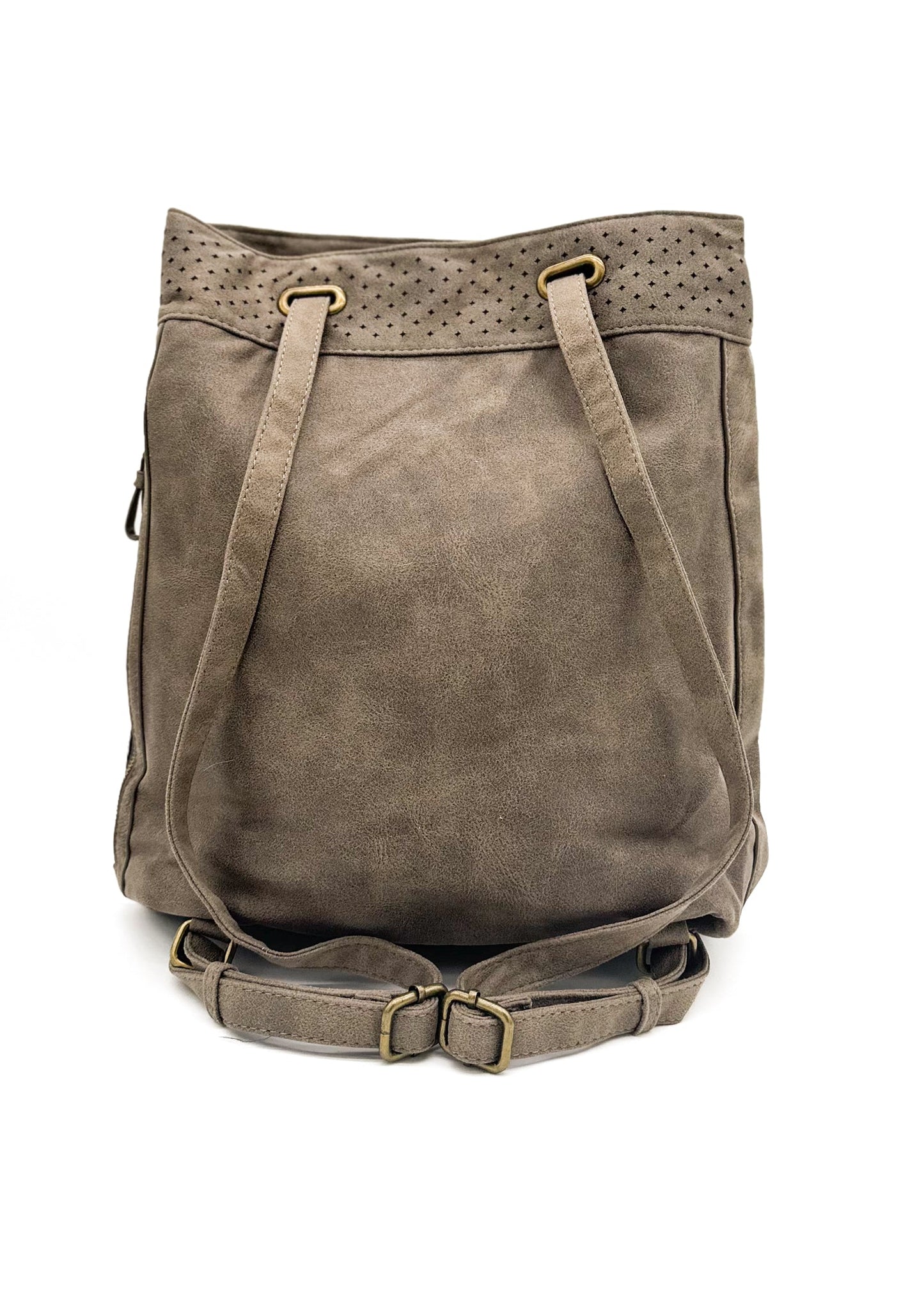 Giggy Backpack in Taupe MadreForte LLC