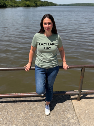 Lazy Lake Day Tee