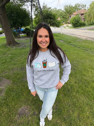 Iced Coffee & Books | Sweatshirt