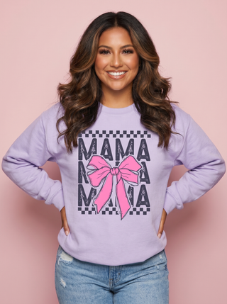 MAMA Checkered| Sweatshirt