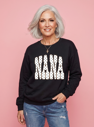Polka Dot Nana Sweatshirt