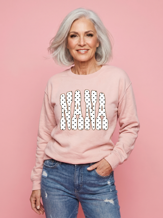 Polka Dot Nana Sweatshirt