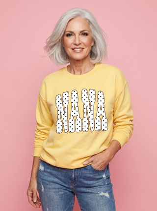Polka Dot Nana Sweatshirt