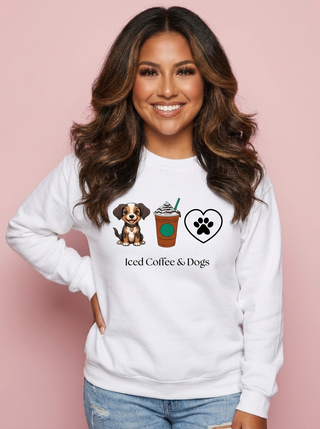 Iced Coffee & Dogs | Sweatshirt