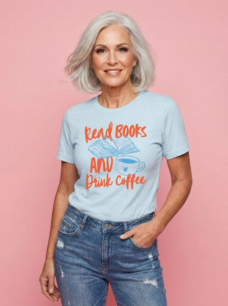 Read Books & Drink Coffee Tee