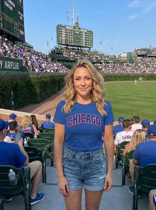 Cubs Blue and Red Tee