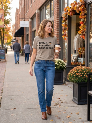 Coffee Pumpkins Confidence Tee