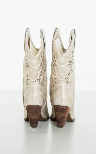 Houston Studded Boots in Champagne