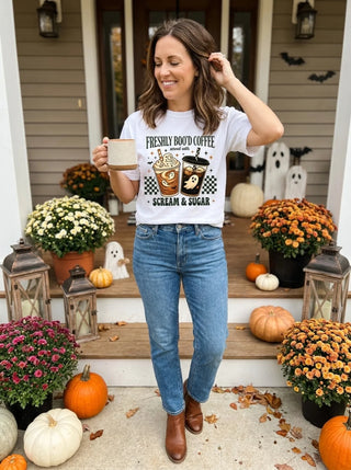 Freshly Boo'd Coffee Graphic Tee