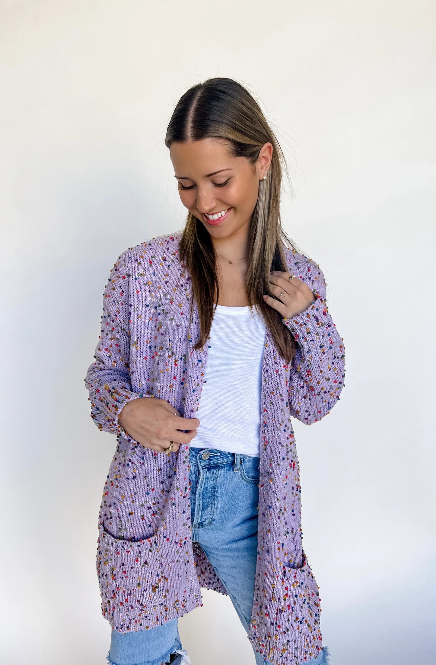 PREORDER: Spring Miley Dot Cardigans in Five Colors MadreForte LLC