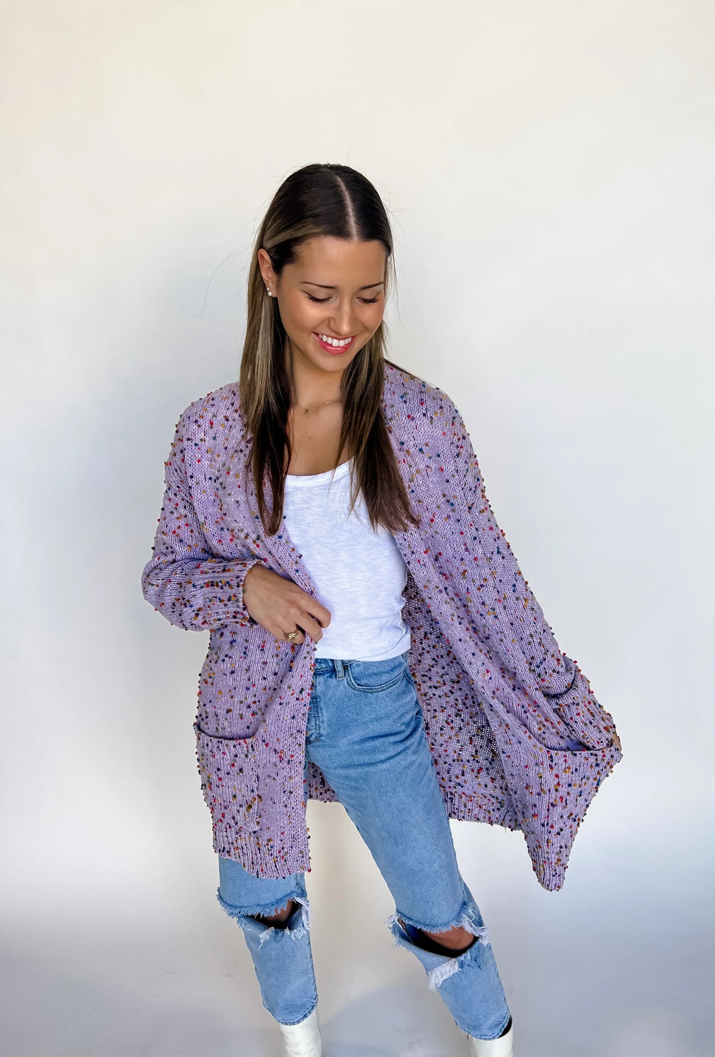 PREORDER: Spring Miley Dot Cardigans in Five Colors MadreForte LLC