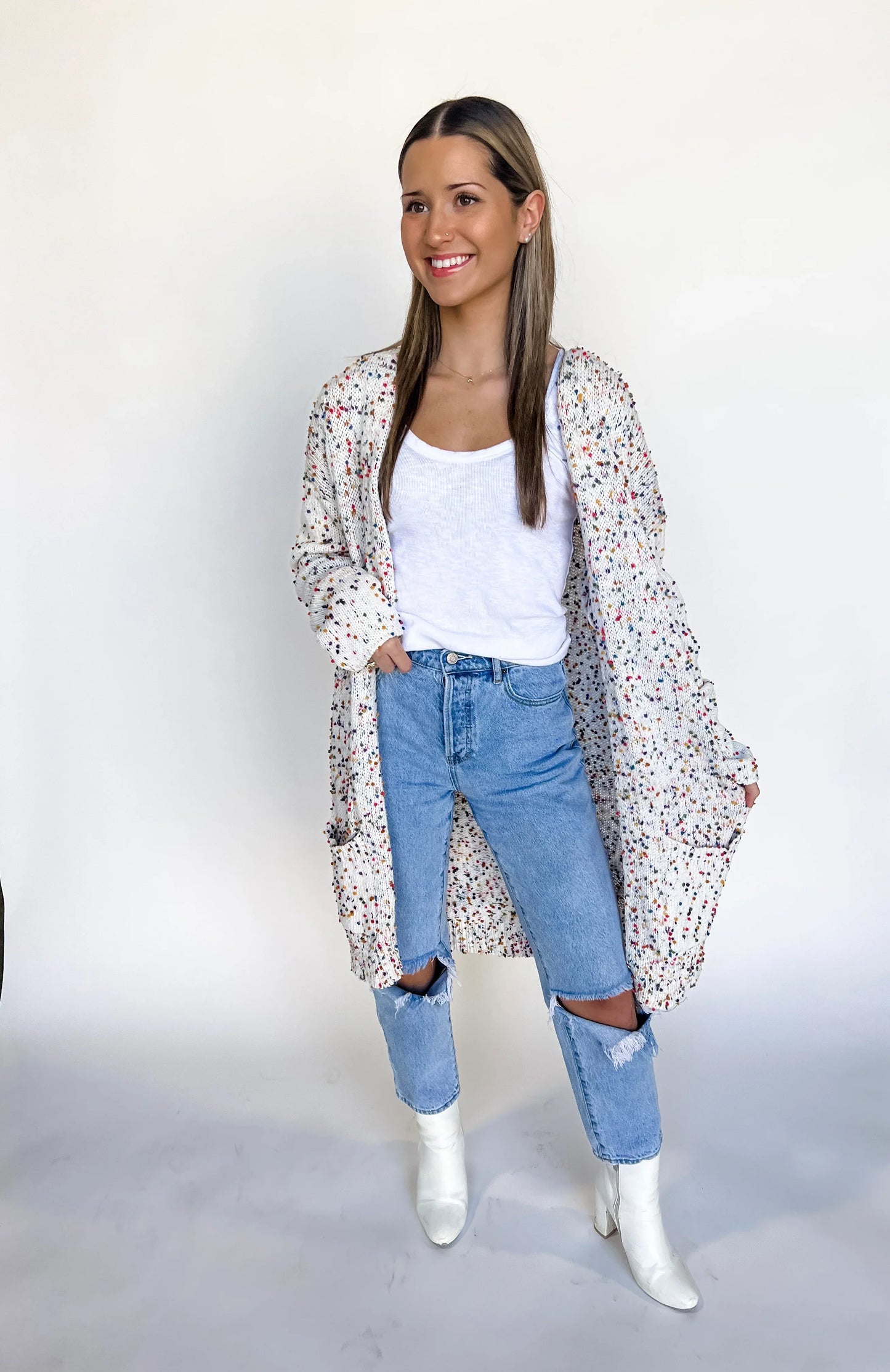 PREORDER: Spring Miley Dot Cardigans in Five Colors MadreForte LLC