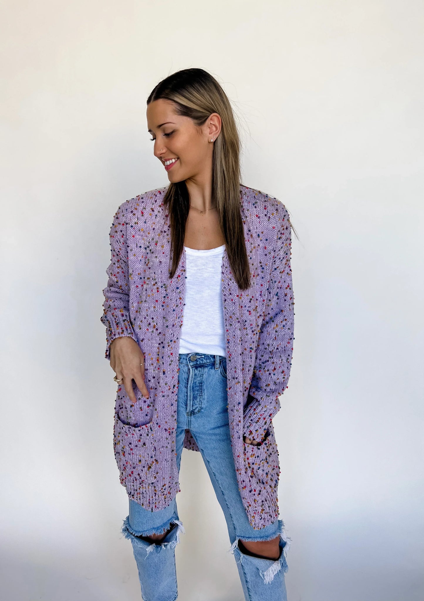 PREORDER: Spring Miley Dot Cardigans in Five Colors MadreForte LLC