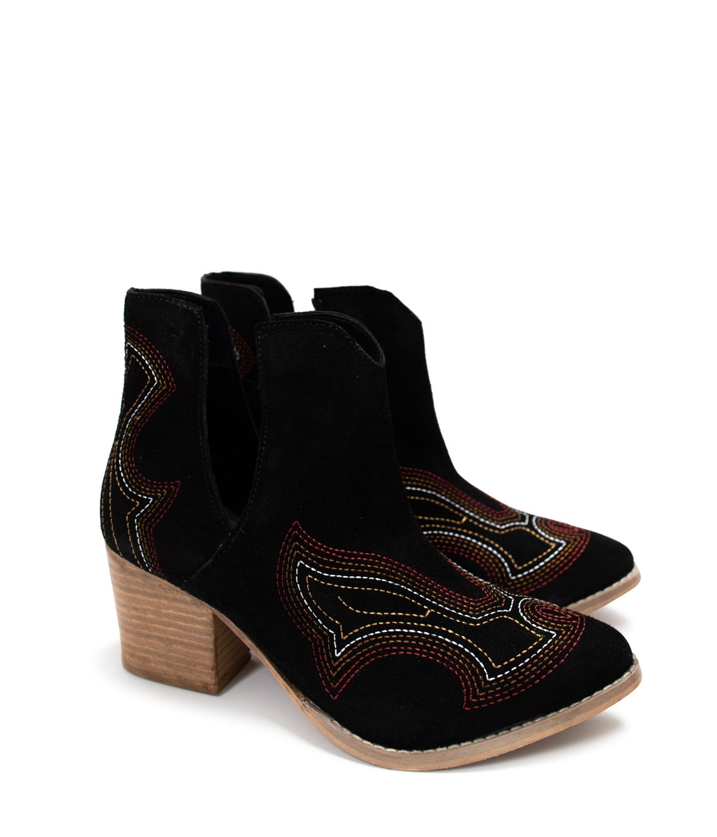 Journee Ankle Boots in Black MadreForte LLC