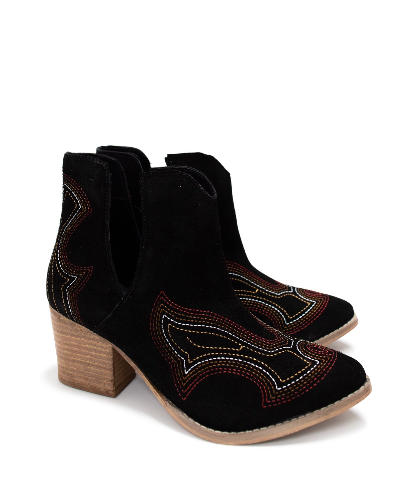 Journee Ankle Boots in Black MadreForte LLC