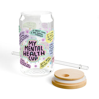 Mental Health | Sipper Glass, 16oz
