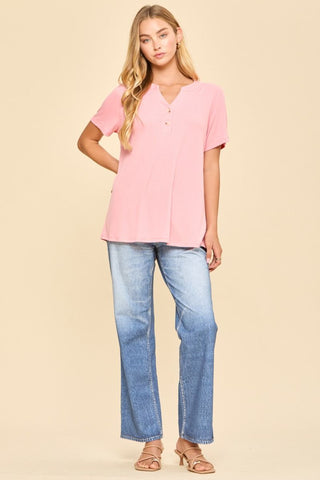 Boyfriend Style Vneck Top