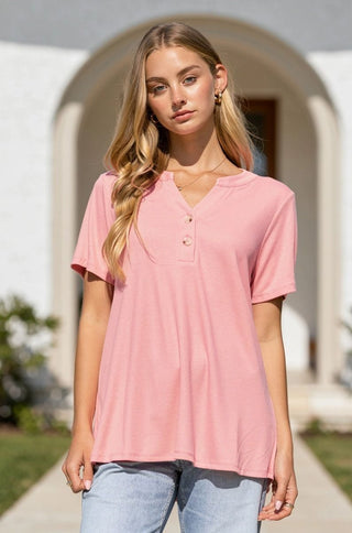 Boyfriend Style Vneck Top