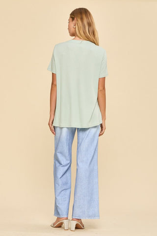 Boyfriend Style Vneck Top