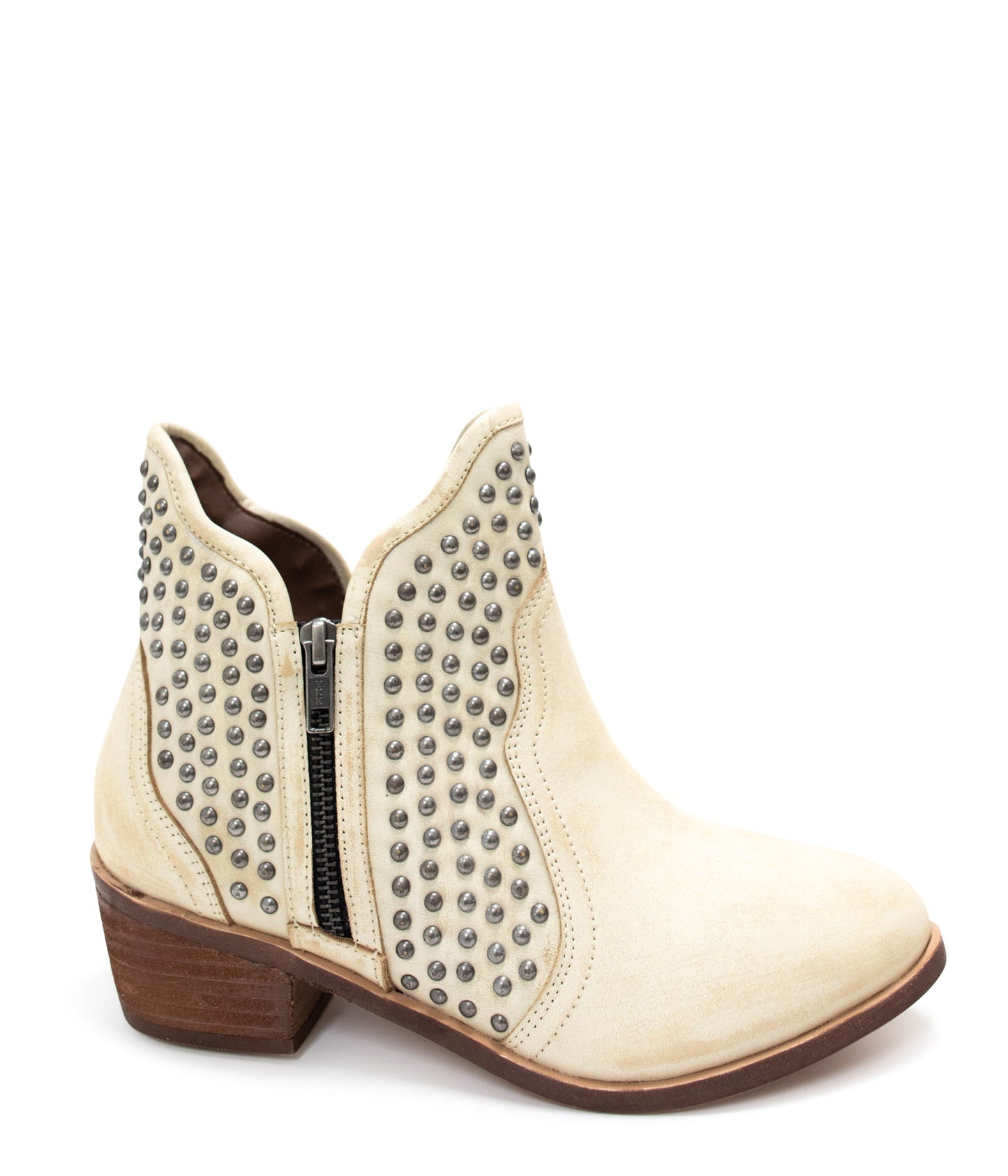 Nailed It Ankle Boot in White MadreForte LLC