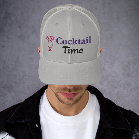 It's Cocktail Time | Trucker Cap MadreForte LLC