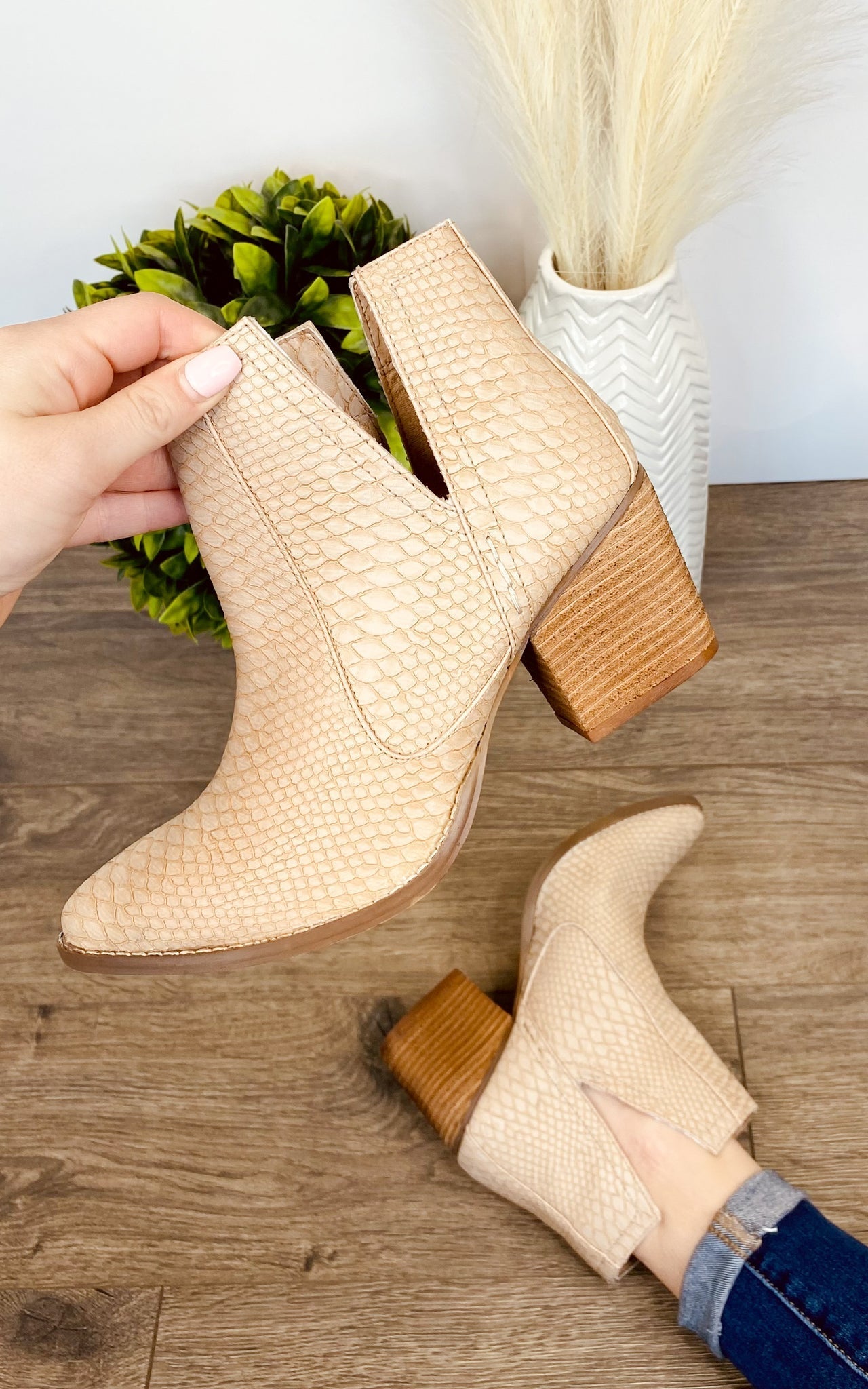 Tarim Bootie in Blush MadreForte LLC