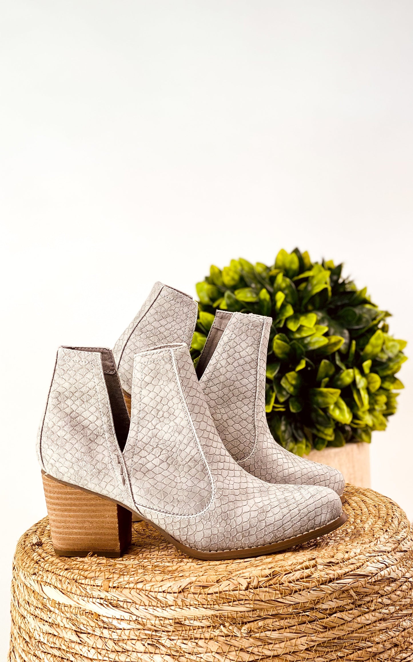 Tarim Bootie in Grey MadreForte LLC