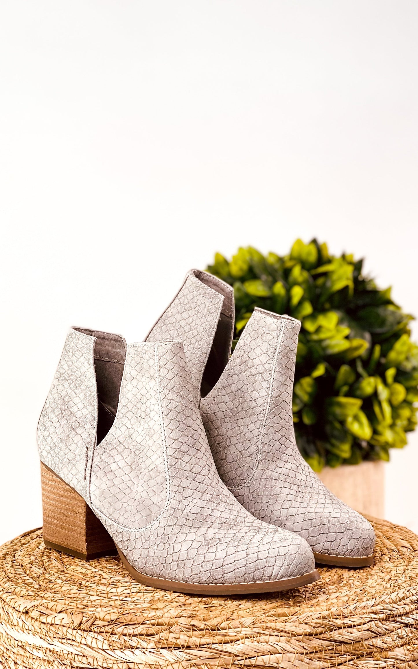 Tarim Bootie in Grey MadreForte LLC