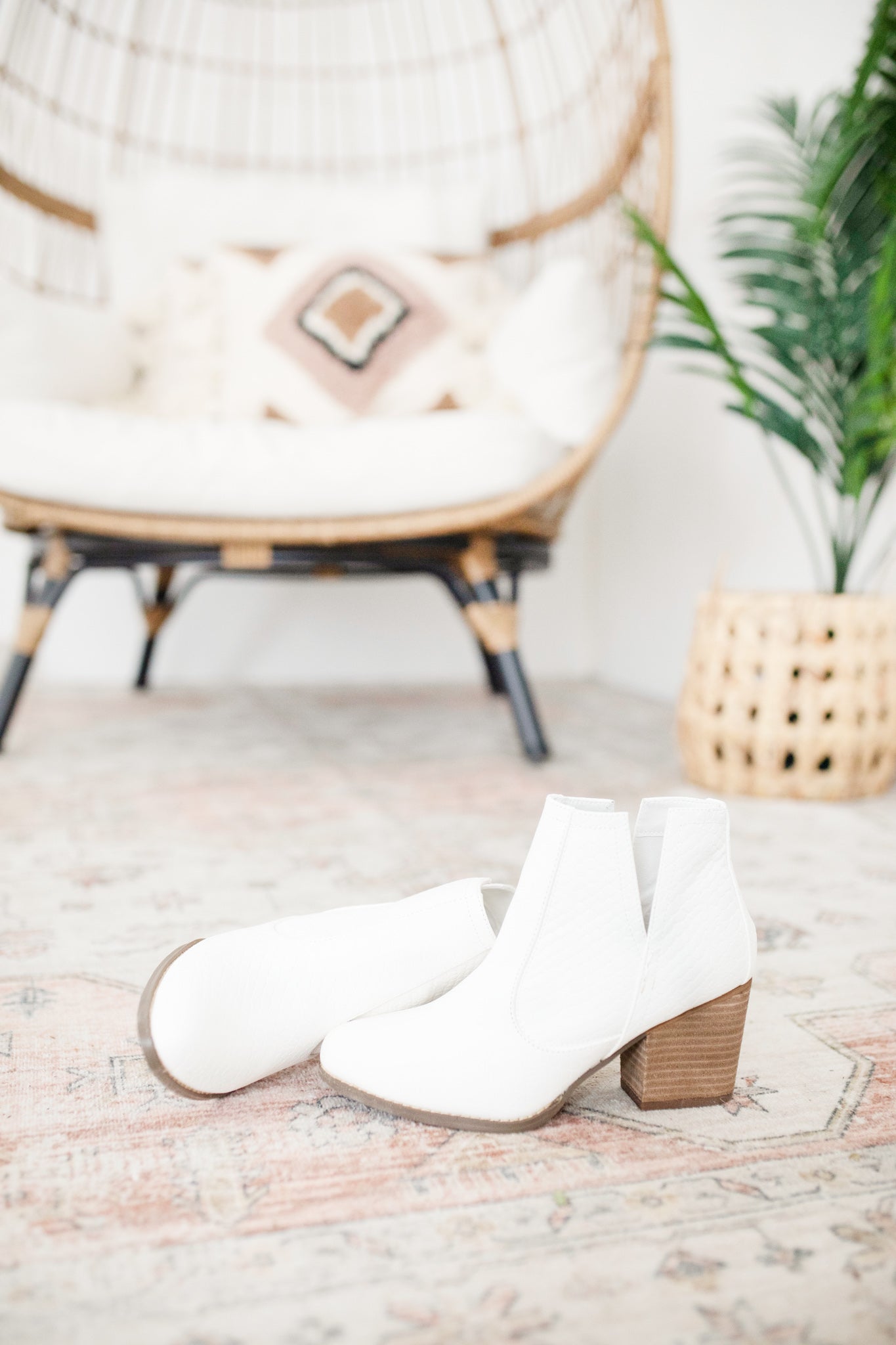 Tarim Bootie in White MadreForte LLC