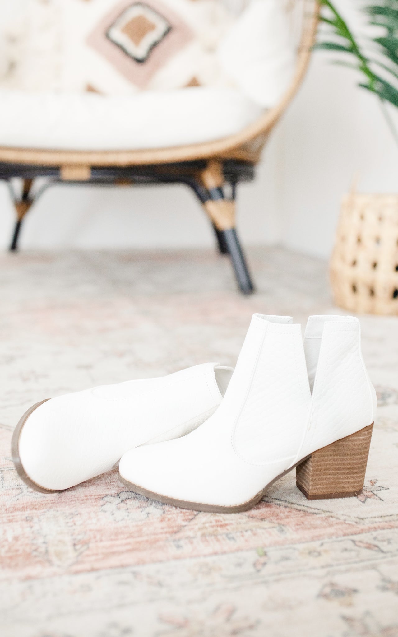 Tarim Bootie in White MadreForte LLC